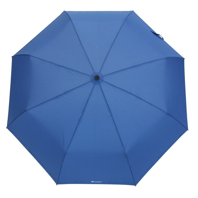 Champion CHM19MN58 Mini Folding Umbrella, Blue, Plain, 22.8 inches (58