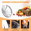Fruit Cutter Blade Ergonomic Detachable Stainless Steel Sharp Apple Cutter