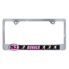 Elektroplate – Pink 26.2 Full Marathon Runners Chrome-Plated All-Metal Standard