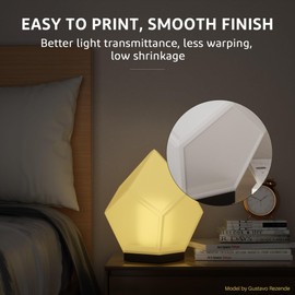 ELEGOO Rapid PETG Filament 1.75mm White 4KG, High Speed 30-600mm/s 3D Printer Filament Dimensional Accuracy +/- 0.02 mm, 1kg Cardboard Spool(2.2lbs) Fits for Most FDM 3D Printers