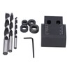 39Pcs Pocket Hole Jig 15 Degree Woodworking Guide Oblique Drill