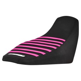 Honda Navi Gripper Seat Cover BLACK w/ PINK Ribs #363