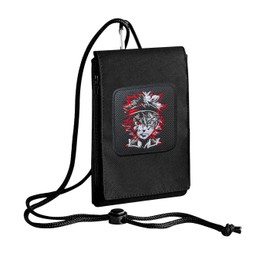 Forge Bros Black Clover Neck Phone Pouch XL Size Embroidery
