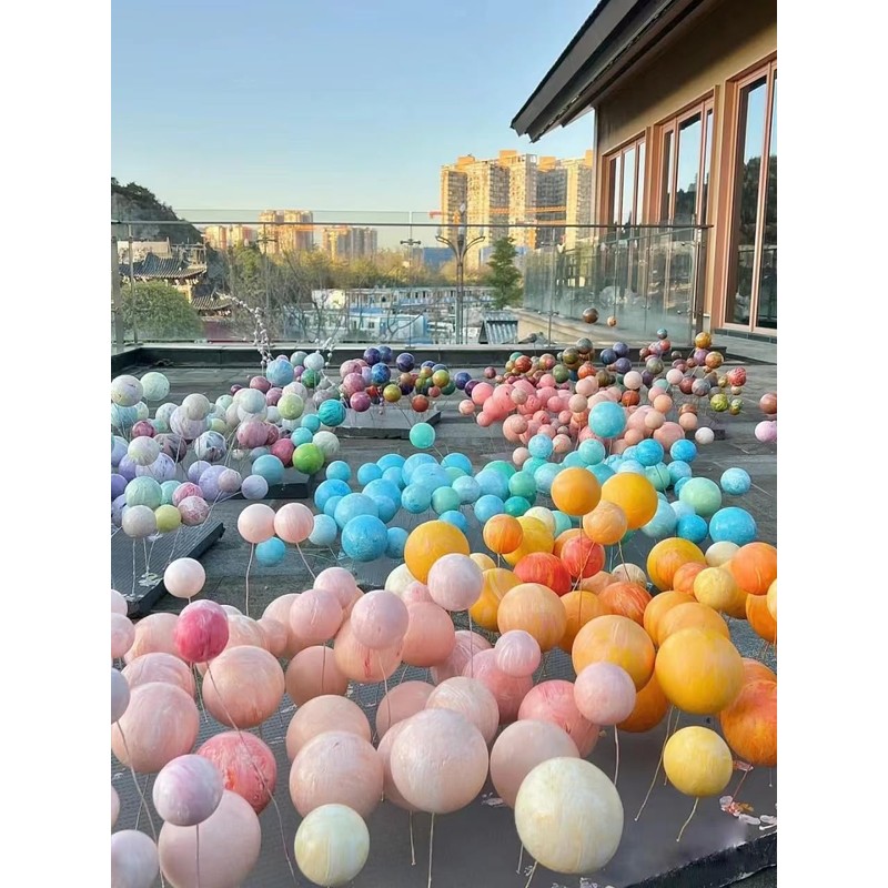 TFARC FOAM 6 Pack Foam Balls for Crafts, 4-Inch Round