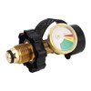 Gas Tank Pressure Gauge QCC Type 1 Converts 5‑100lb Gas