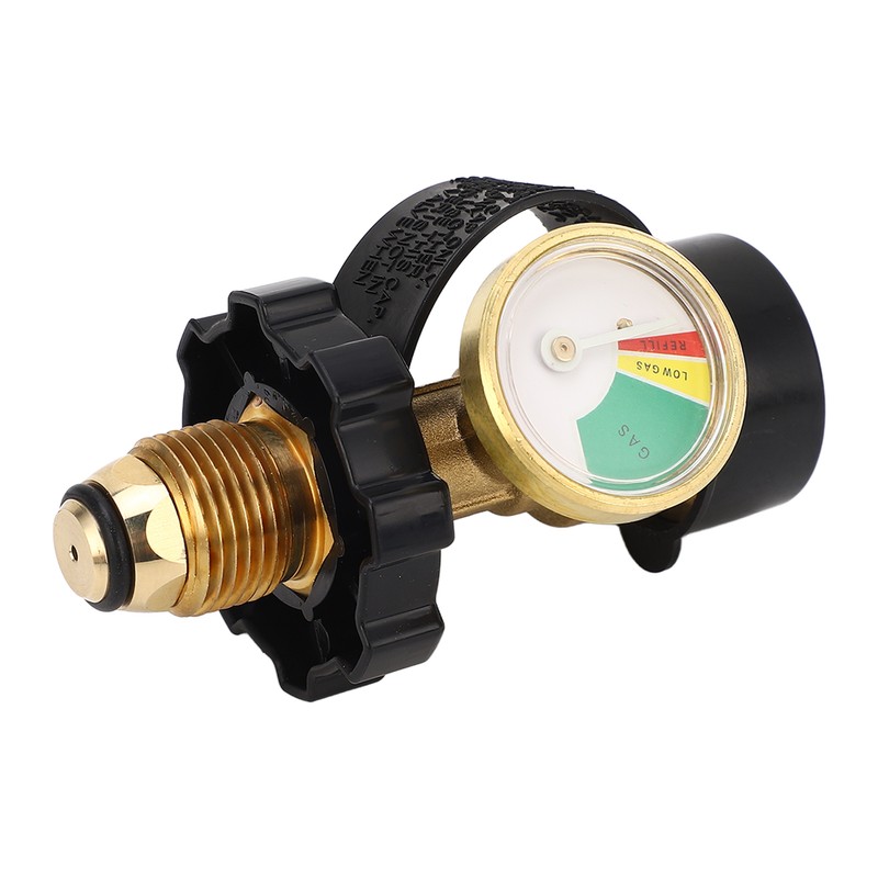 Gas Tank Pressure Gauge QCC Type 1 Converts 5‑100lb Gas