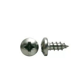 HEAD #6 x 1/2" PAN HEAD PHILLIPS SELF TAPPING SHEET METAL SCREWS 410 STAINLESS STEEL - 50