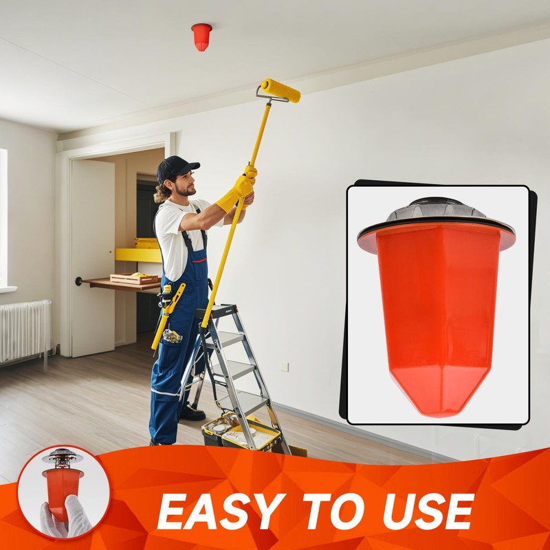 OROILUPU 30 Pcs Fire Sprinkler Covers with Magnet Fire Sprinkler