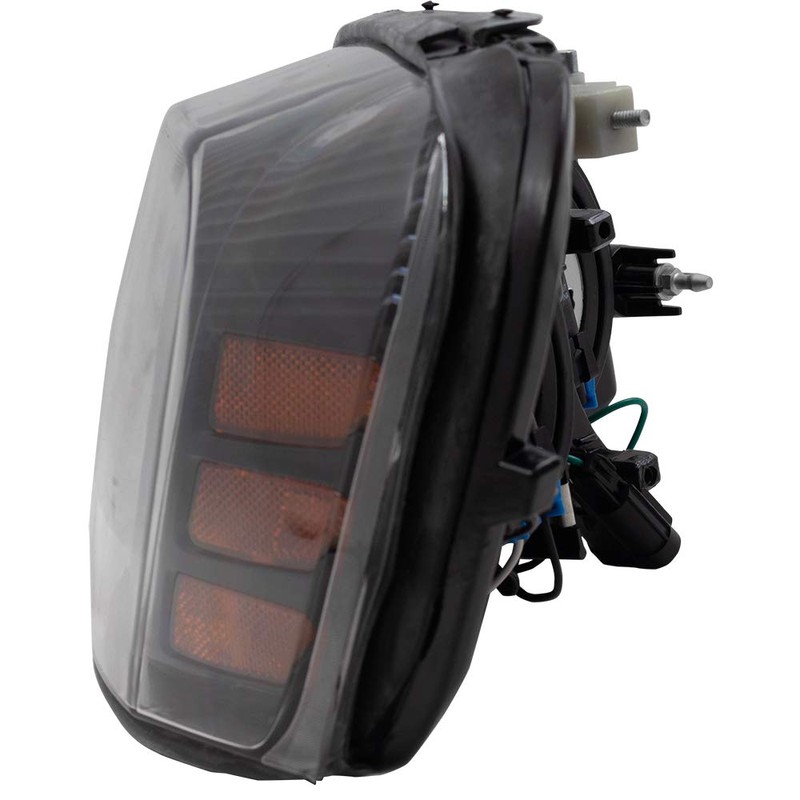 Brock Replacement Driver and Passenger Set Halogen Headlights Compatible 25851404