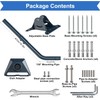 IZLTUV-Gen 3 Mount for Starlink, Heave Duty Adjustable 2-Way Roof