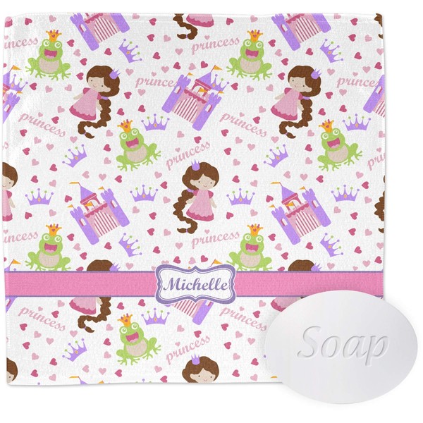 YouCustomizeIt Personalized Princess Print Washcloth