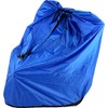 Arnie Gomal (R250) Vertical Lightweight Wheeled Bag, Blue, Frame Cover,