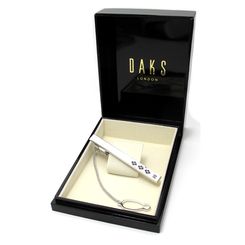 DAKS Argyle Tie Bar (Tie Pin/Tie Clip), Brass