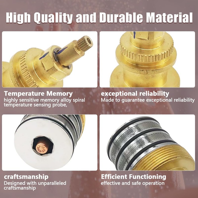 SIDMILE 78913 Thermostatic Valve Cartridge Fit for Kohler K400/K401 3/4