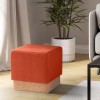 Seville Classics The Vineyard Collection Cork Cube Storage Ottoman 15