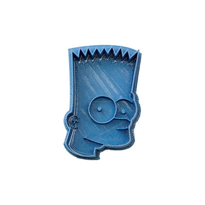 Cuticuter Simpsons Bart Cookie Cutter, Blue, 8 x 7 x