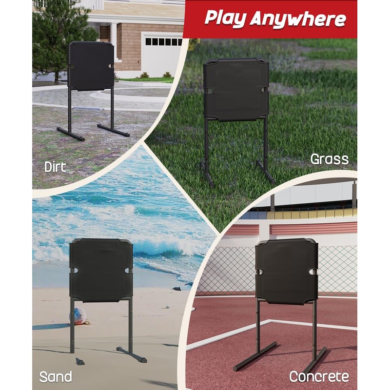 Garbuildman Baseball Strike Zone Target for Plastic Balls, Portable Metal