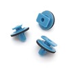 VVO Fasteners- Blue Plastic Tailgate Exterior Trim Clips for Nissan