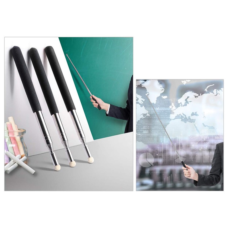 SCSpecial Telescopic Teachers Pointer Stick Retractable Pointer for Teaching with