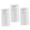 Healvian 3pcs Travel Toiletry Press Bottles Squeezable Lotion Containers Airless