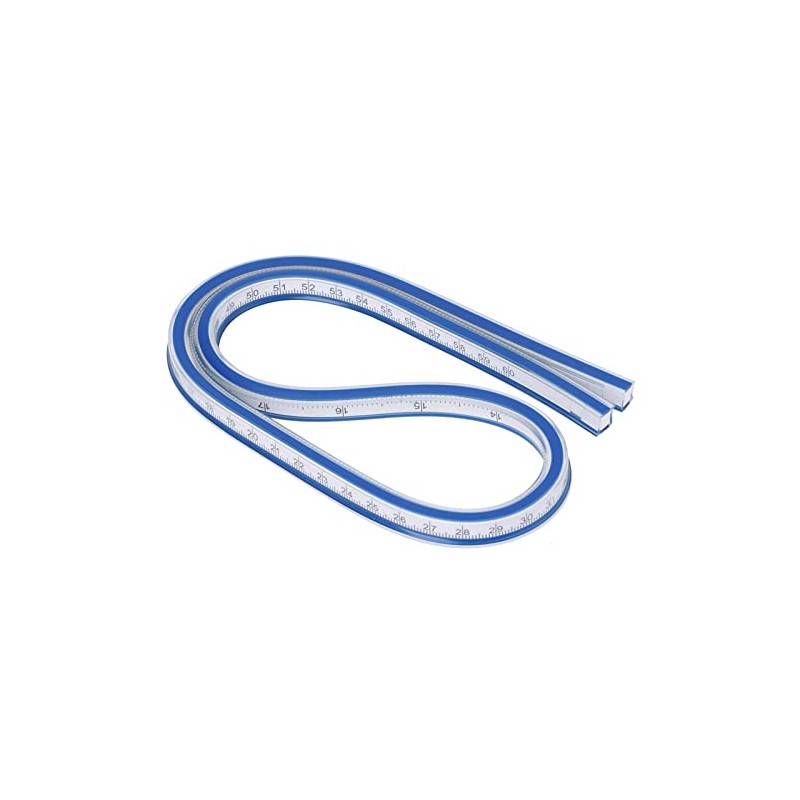 Flexible Measuring Ruler, Double Sided Flexible Vinyl Curve Ruler for