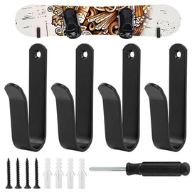 HONUTIGE Snowboard Wall Mount Clips, Horizontal Snowboard Hanger Rack Snowboard Display Stand Snowboard Wall Rack Snowboard Mount Storage Snowboard Wall Mount for Room, Garage