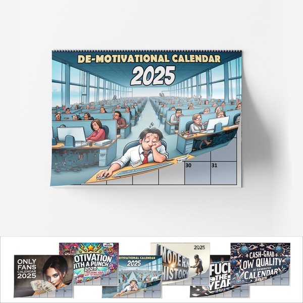 A5 Wall Calendar - Choice Of Designs And Sizes -