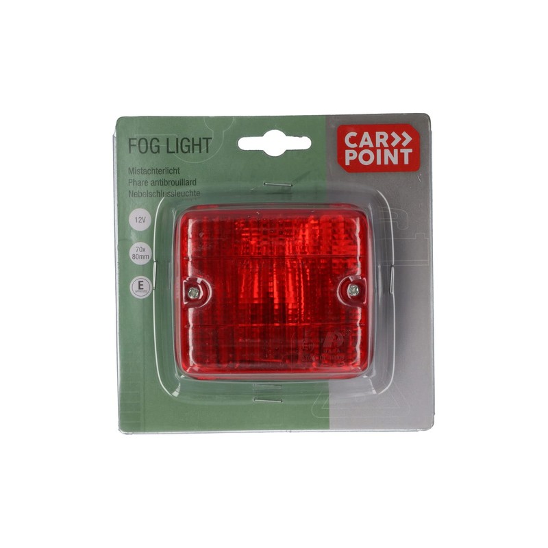 Carpoint 0413920 Rear Fog-lights 70 x 80 mm