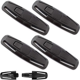 Paquete de 4 Clip de Cinturón de Seguridad,Clip de Arnés para Asiento de Coche, Cinturón de Seguridad Protector Ajustable, Arnés de Pecho para Asiento de Coche Protector Ajustable Abrazadera