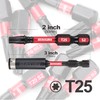 GEINXURN 50 Pieces T25 2 In. Impact Tough Magnetic #25