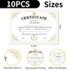 10 Pcs Baptism Certificates, Baptism Certificates for Church, Baby Dedication