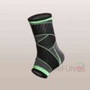 Funny Ankle Compression Support Brace with Taping for Achilles Tendon & Malleolus - Ideal for Badminton & General Ankle Protection Soccer Ankle Support 4 - Taping - Black S 2ea