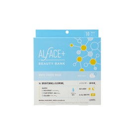 ALFACE Beauty Bank White Charge Mask, 10 Pieces, Vitamins, Saccaromyces, Dull Care, Purun Mask