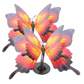ULTECHNOVO Elegant Butterfly Dashboard Ornaments 2pcs 3d Car Accessories for Interior Decor Vehicle Aesthetics