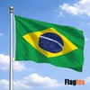 Flagtex Brazil Flag 5ft x 3ft (150cm x 90cm) -