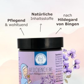 Violet Cream | According to Hildegard von Bingen | 100% Natural | Care Cream 50 ml | True to Original