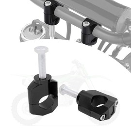 IUVWISN 28mm Handlebar Risers Grip Clamps Universal Handlebar Mounts for CRF YZF KXF KLX RMZ DRZ KX RM YZ SX EXC XC 65 85 125 300 450 Pit Dirt Bike Motocross Enduro Black
