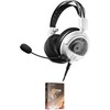Audio-Technica ATH-GDL3WH Open-Back Wired Gaming Headset with 3 Year Amber