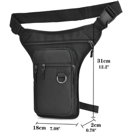 XUELILEU Drop Leg Bag for Men Military Tactical Thigh Pack Pouch Multifunctional Tactical Package Outdoor Hiking Thigh Bag