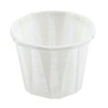 250 x 4oz Disposable White Paper Souffle Ramekins/Portion Pots/Sauce Pots