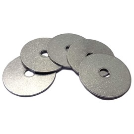 Type 18-8 Stainless Steel Fender Washers Size #10 x 1" (Pack of 100pcs) Marine Bolt Supply