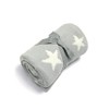 Mamas & Papas Small Chenille Blanket Grey Star