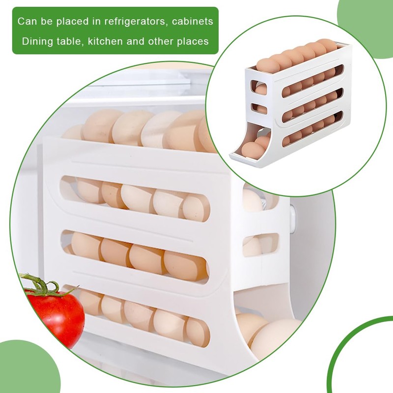 IKOPFLN 1 x Egg Holder for Fridge, Egg Storage Fridge,