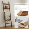 TEAKMAMA 6-Tier Blanket Ladder for Living Room and Bedroom,5.4 Ft