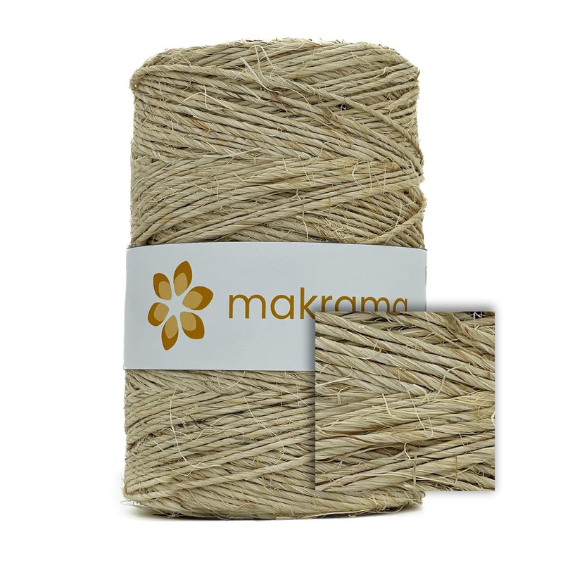 MAKRAMA Fibra Natural Henequen 2mm 850gr