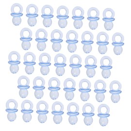 NOLITOY 150 pcs Mini Acrylic Pacifiers for Shower Favors Small Clear Pacifiers for Girl Boy Lightweight Portable Cute Decorations for Newborn Celebrations