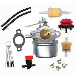 OUAKIKAN 640086 632552 Carburetor for Tecumseh 632557 632560 632641 640086A 640092 640098 640311 Snow Blower for Toro 38172 38175 38182 38195 Snow Blower for HSK600 HSK635 TH098SA 2 Cycle Engine