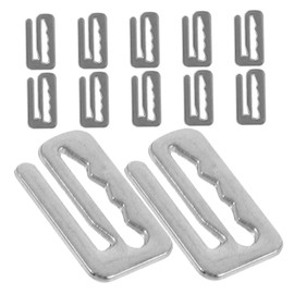Mikinona Adjustable Barber Cape Buckles 12pcs Replacement Clips Hair Cutting Cape Hook for Salon