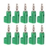 Sonew 10pcs 4mm Banana Plug Solderless Stackable Banana Plug Connectors