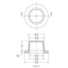 Caplugs WW-18 WW Series, Plastic Tapered Cap and Plug with